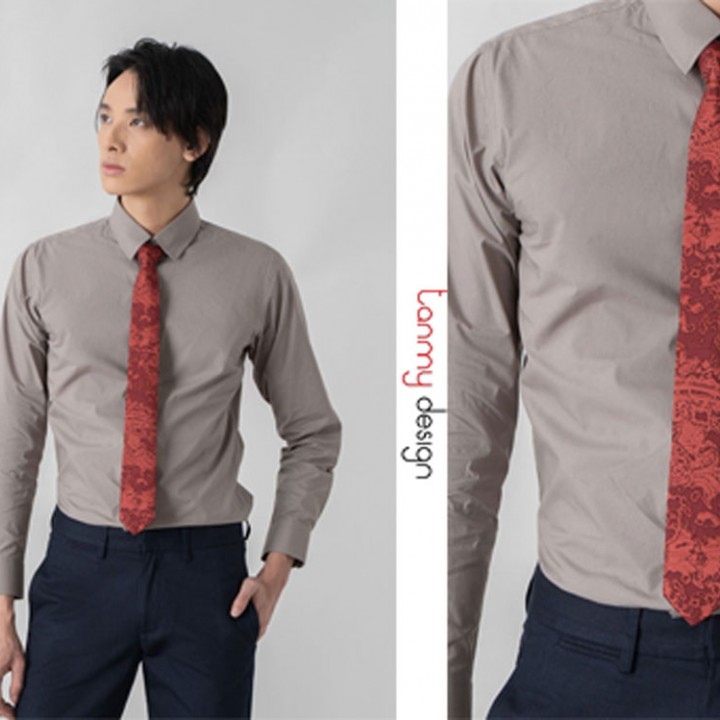 Cà vạt SLIM TIE- RED FAIFO